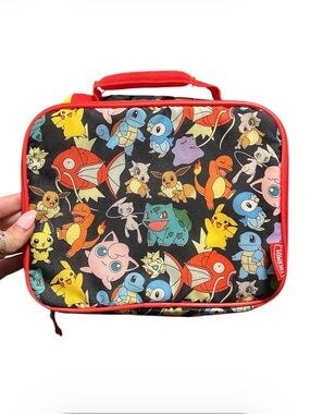 Pokemon Insulated Lunch Box Pikachu Thermos Bulbasaur Charmander Squirtle